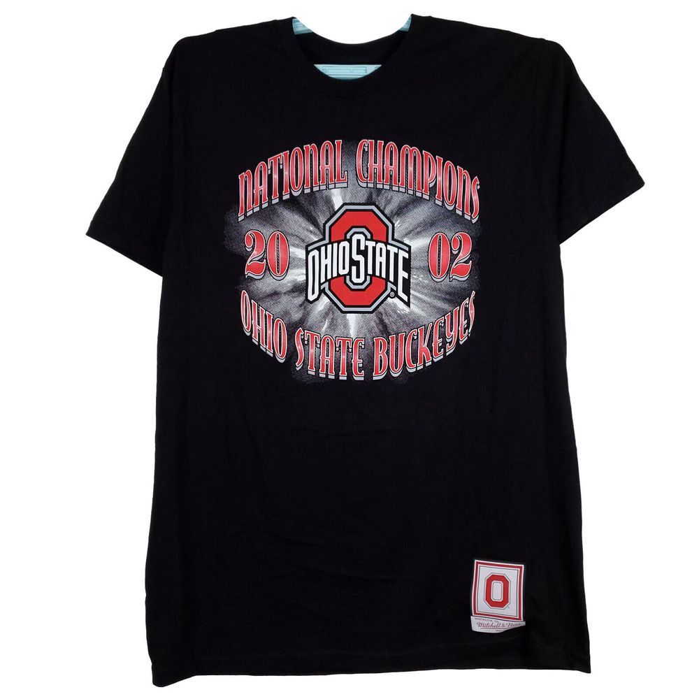 Ohio State Buckeyes‎ Mitchell & Ness NCAA L Large Shirt 2002 Champions NWT